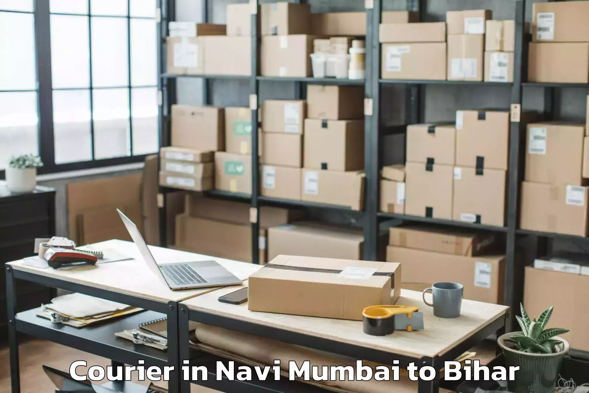 Professional Navi Mumbai to Chewara Courier